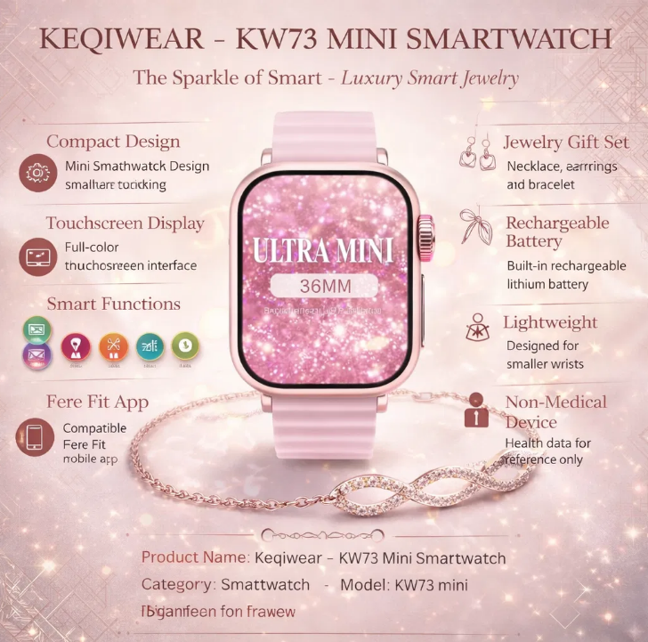 Keqiwear - KW73 Mini Smartwatch